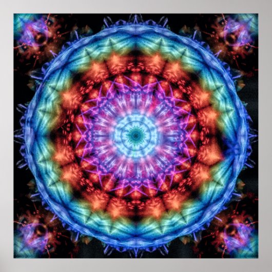 Plasmagoria - Psychdelische Gefärbte Krawatte Mand Poster (Vorne)