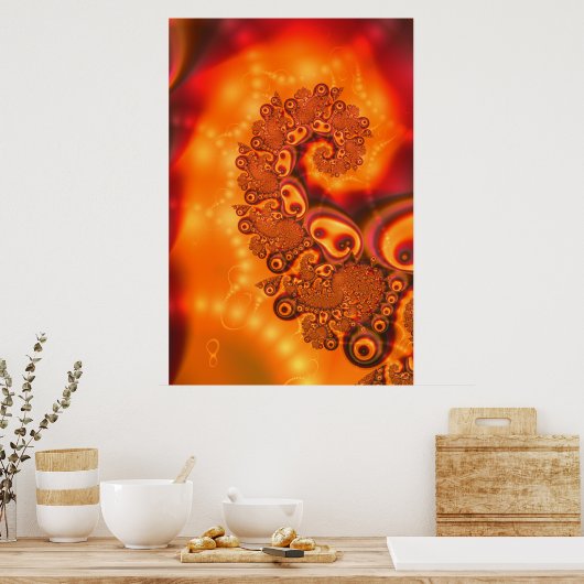 Plasmatische Ektolightarm Poster (Küche)