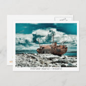Plassey Wreck Postkarte (Vorne/Hinten)