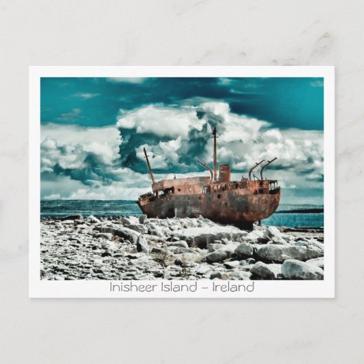 Plassey Wreck Postkarte (Vorderseite)