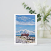 Plassey Wreck Postkarte (Stehend Vorderseite)