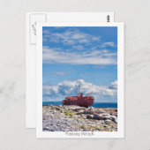 Plassey Wreck Postkarte (Vorne/Hinten)