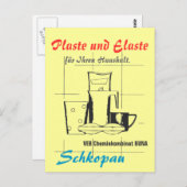 Plaste und Elaste DDR Postkarte (Vorne/Hinten)