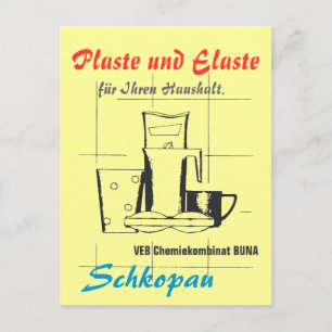 Plaste und Elaste DDR Postkarte