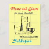 Plaste und Elaste DDR Postkarte (Vorderseite)