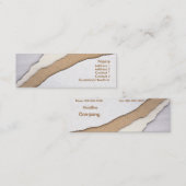 Plaster Coating Business Card Mini Visitenkarte (Vorne/Hinten)