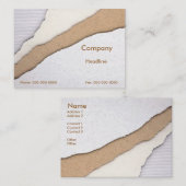 Plaster Coating Business Card Visitenkarte (Vorne/Hinten)