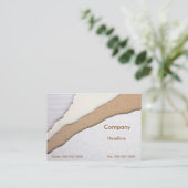Plaster Coating Business Card Visitenkarte (Stehend Vorderseite)