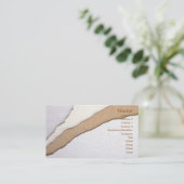 Plaster Coating Business Card Visitenkarte (Stehend Vorderseite)