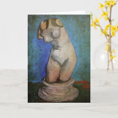 Plaster Statuette Female Torso von Vincent van Gog Karte (Gelbe Blume)