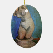 Plaster Statuette Female Torso von Vincent van Gog Keramik Ornament (Hinten)