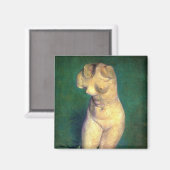 Plaster Statuette Female Torso von Vincent van Gog Magnet (Vorderseite/Rückseite)