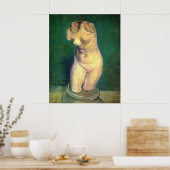 Plaster Statuette Female Torso von Vincent van Gog Poster (Küche)