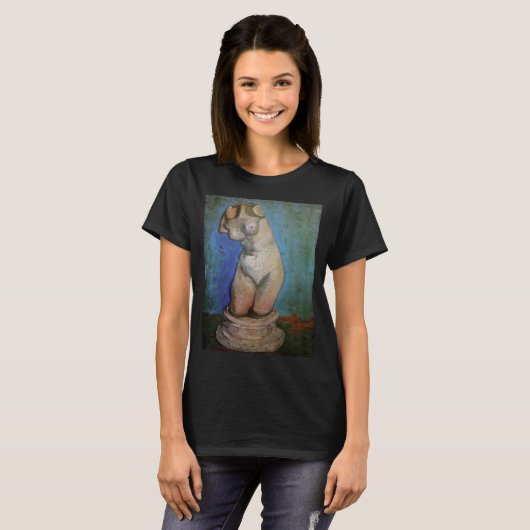 Plaster Statuette Female Torso von Vincent van Gog T-Shirt (Vorne ganz)