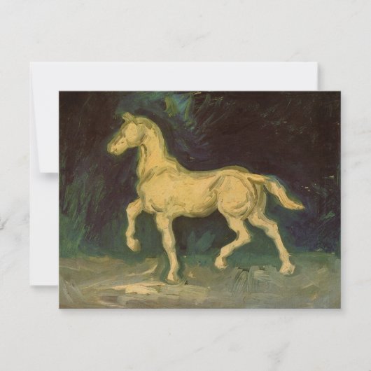 Plaster Statuette of a Horse von Vincent van Gogh (Vorderseite)