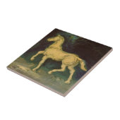 Plaster Statuette of a Horse von Vincent van Gogh Fliese (Seite)