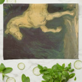 Plaster Statuette of a Horse von Vincent van Gogh Geschirrtuch (Gefaltet)