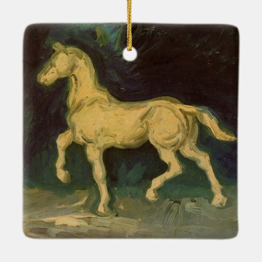 Plaster Statuette of a Horse von Vincent van Gogh Keramikornament (Rückseite)