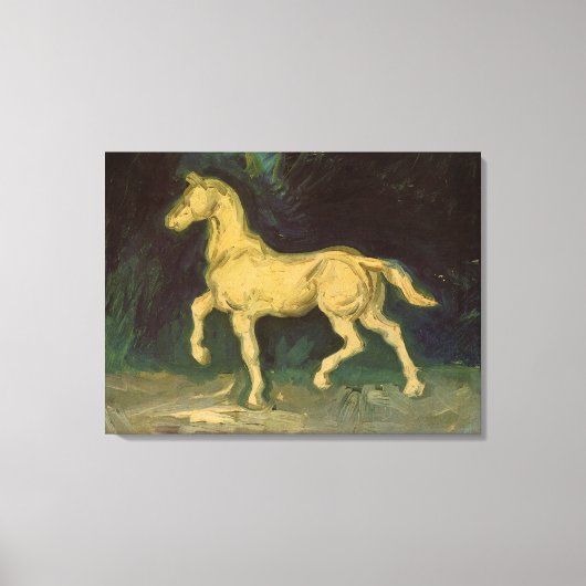 Plaster Statuette of a Horse von Vincent van Gogh Leinwanddruck (Vorderseite)