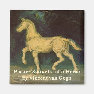 Plaster Statuette of a Horse von Vincent van Gogh Magnet