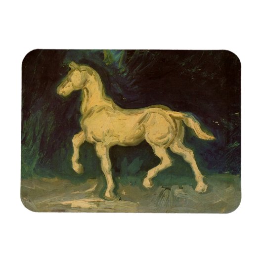 Plaster Statuette of a Horse von Vincent van Gogh Magnet (Horizontal)