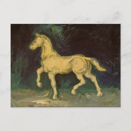 Plaster Statuette of a Horse von Vincent van Gogh Postkarte (Vorderseite)