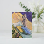 Plaster Statuette Rose 2 Novels Van Gogh Fine Art Postkarte (Stehend Vorderseite)