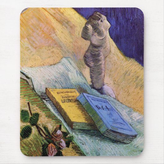 Plaster Statuette Rose und Romane Vincent van Gogh Mousepad (Vorne)
