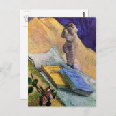 Plaster Statuette Rose und Romane Vincent van Gogh Postkarte (Vorne/Hinten)