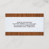 Plaster Wall | Holzschnitt Visitenkarte (Rückseite)