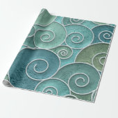 Plaster wall seamless texture with swirls pattern, geschenkpapier (Ungerollt)