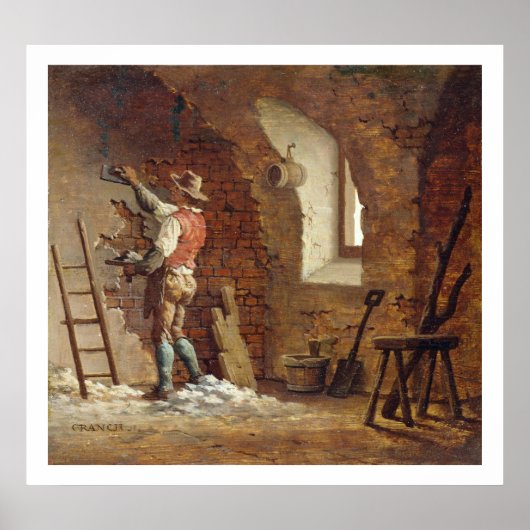 Plasterer, c.1807 (oil on panel) poster (Vorne)