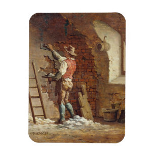 Plasterer, c.1807 (Öl auf Platte) Magnet