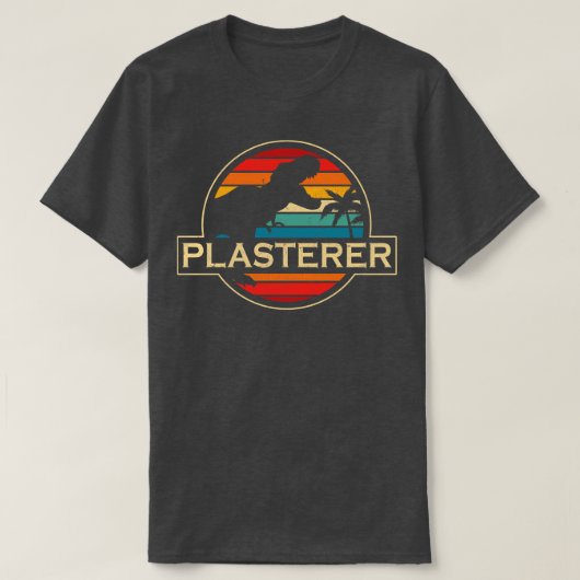 Plasterer Dinosaur T-Shirt (Design vorne)