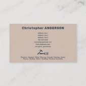 Plasterer & Drywall Visitenkarte (Rückseite)