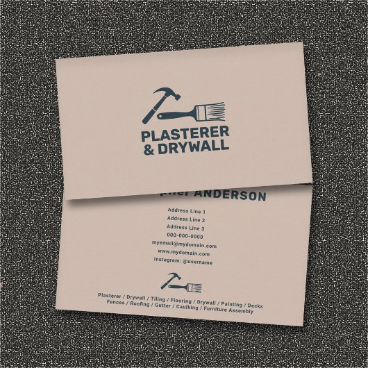 Plasterer & Drywall Visitenkarte