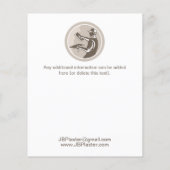 Plasterer Mauerwerk Drywall Business Flyer (Hinten)