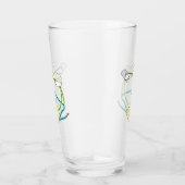 Plasterer Stickman Glas (Rechts)