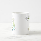 Plasterer Stickman Kaffeetasse (Mittel)