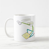 Plasterer Stickman Kaffeetasse (Links)