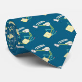 Plasterer Stickman Krawatte (Gerollt)