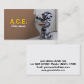 Plasterers-Visitenkarte Visitenkarte (Vorne/Hinten)