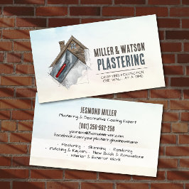 Plastering Services Drywall Professional Visitenkarte