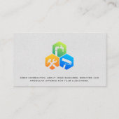 Plastering | Zuhause Reparaturen Visitenkarte (Rückseite)