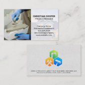 Plastering | Zuhause Reparaturen Visitenkarte (Vorne/Hinten)