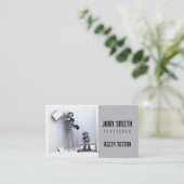 Plasterkarte Visitenkarte (Stehend Vorderseite)