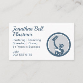 Plastermauerwerk Drywall Business Card Visitenkarte