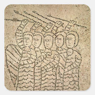 Plasterung von Johannes der Evangelist Quadratischer Aufkleber