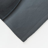 Plastic Blue Gray 3D Fraktal Kunst Modernes Abstra Fleecedecke (Ecke)