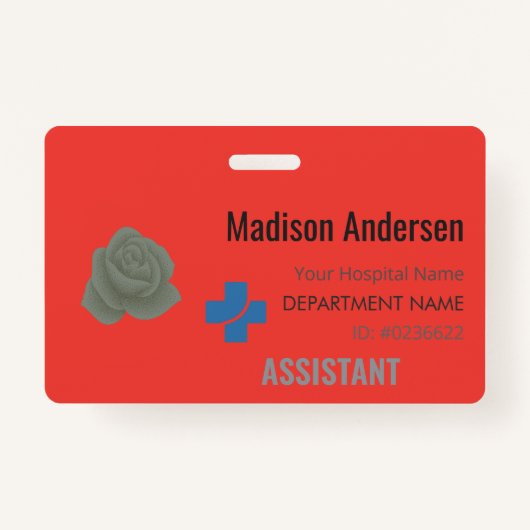 Plastic Event Pass - Horizontal.ID.Office.Abzeiche Ausweis (Vorderseite)